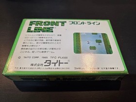 Front Line Famicom FC Japan NTSC-J Taito Action Classic Video Game Software