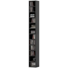 HOMCOM 204 CD Storage Unit, Storage Tower for Living Room, Home Office