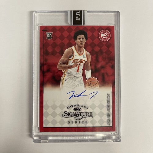 2021-22 Panini Instant Donruss Signature Series Jalen Johnson #DS20 RC Auto 6/25