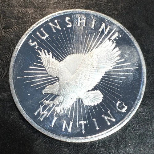 1 oz Silver Bullion SUNSHINE EAGLE w/ SECURITY FEATURE We COMBINE SHIPPING #R867