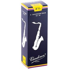 Vandoren Tenor Saxophone Reeds Strength 3.5 Box of 5