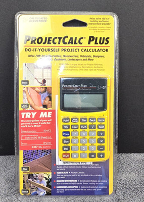 Sealed! ProjectCalc Plus Do-It-Yourself Project Calculator DIY Model 8525-C-ES-D