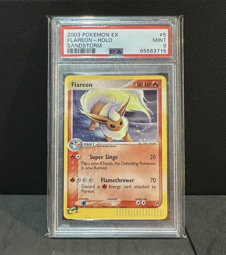 Flareon graded PSA 9 for sale on eBay
