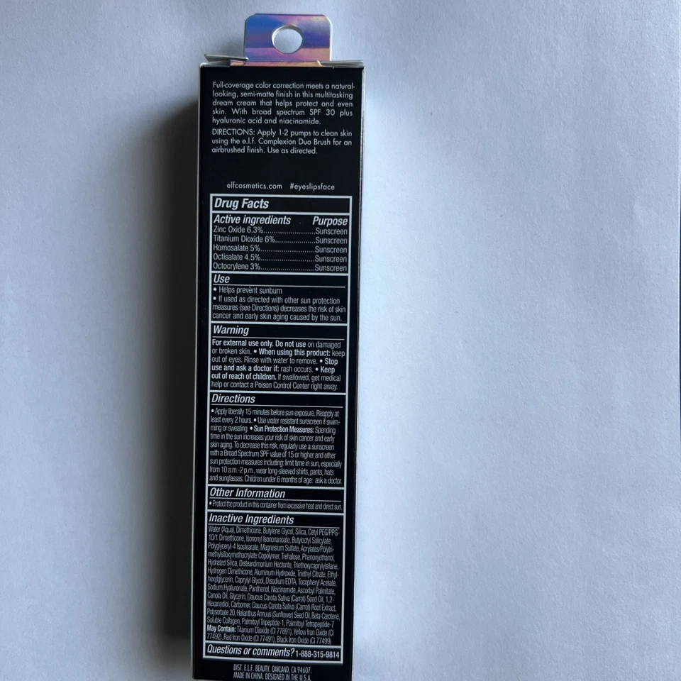 e.l.f. Camo CC Cream Foundation  Sunscreen 84912 Fair 150 C SPF 30 1.05 oz - Image 4 of 4