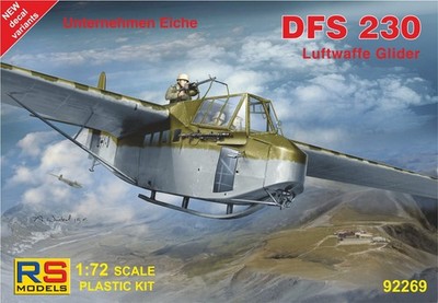 Kit pesawat glider militer DFS 230 skala 1/72