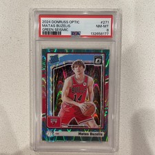 2024 Panini Donruss Optic Rated Green Seismic Prizm Matas Buzelis #271 Rookie RC