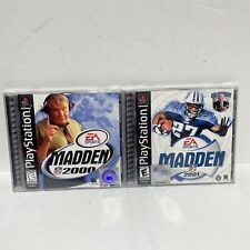 Madden NFL 2000 And 2001 Lot Of 2 CIB (Sony PlayStation 1, 2000)