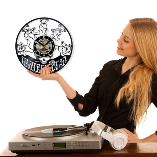 Grateful Dead Vinyl Wanduhr - Retro Dekor - einzigartiger Wohnakzent - Bild 2 von 5
