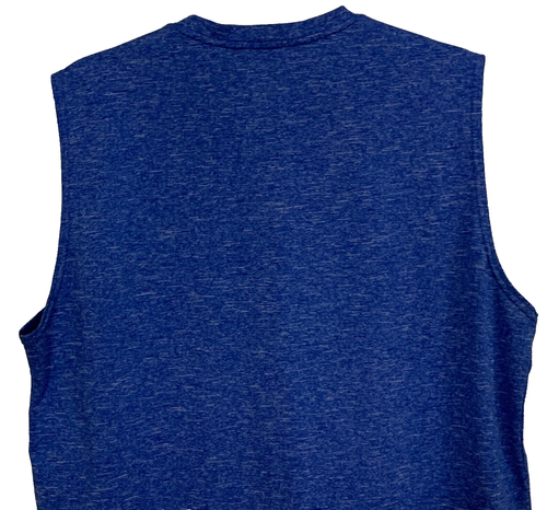 Nike Dri Fit Tank Top Large Shirt Mens Blue Sleeveless Adult Swim UPF 40+ A1 - Picture 3 of 7