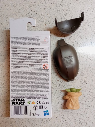 Hasbro Star Wars Mandalorian Grogu Das Kind mit Kinderwagen Actionfigur Disney Neu - Bild 2 von 7
