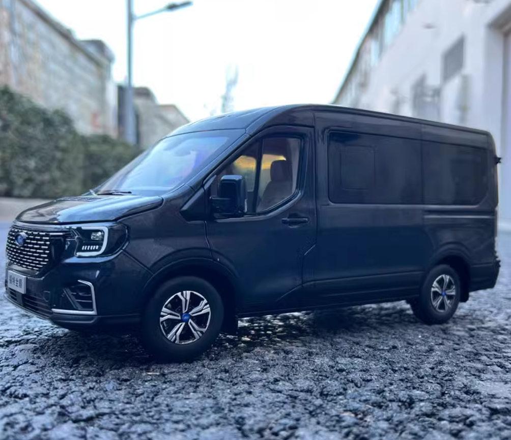 JMC 1/18 FORD TRANSIT Business van V348 T8 Diecast Models Car