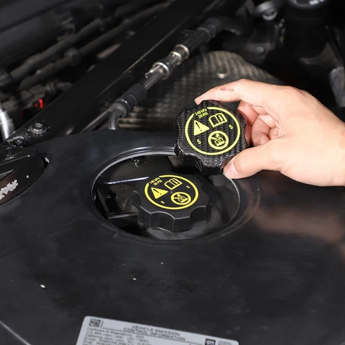 Juego de cubiertas interiores de bahía de motor de fibra de carbono seca real para Corvette C8 2020-2024 - Imagen 23 de 27