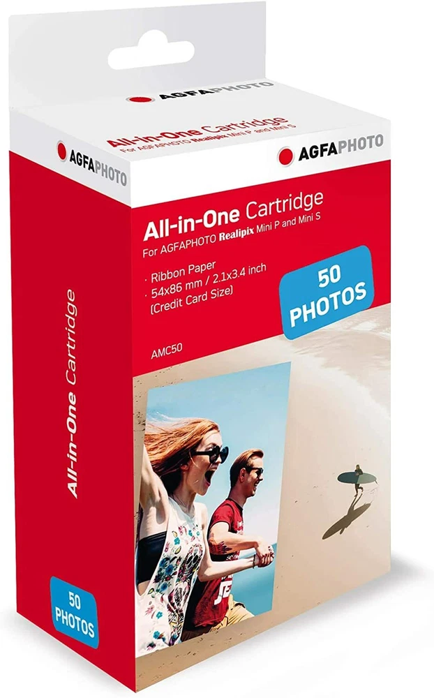 Agfaphoto Photo Printer & Instant Camera Cartridges, All-in-One Paper & Ink