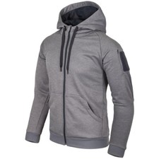 Helikon-Tex Urban Tactical Hoodie Full Zip Mens Security Hunting Melange Grey