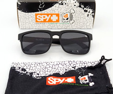 Blackout Spy Helm Promo Sunglasses Matte Black Dark Smoke Tinted Black Logo S8