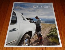 Original 2012 Chevrolet Avalanche Foldout Sales Brochure Catalog LS LT LTZ