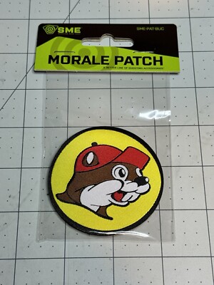 Buc-ees Bucees Beaver Morale Patch Colored With Hook And Loop Back