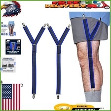 World's Best Y-Style Shirt Stays - Comfortable  Adjustable for Uniformed Men