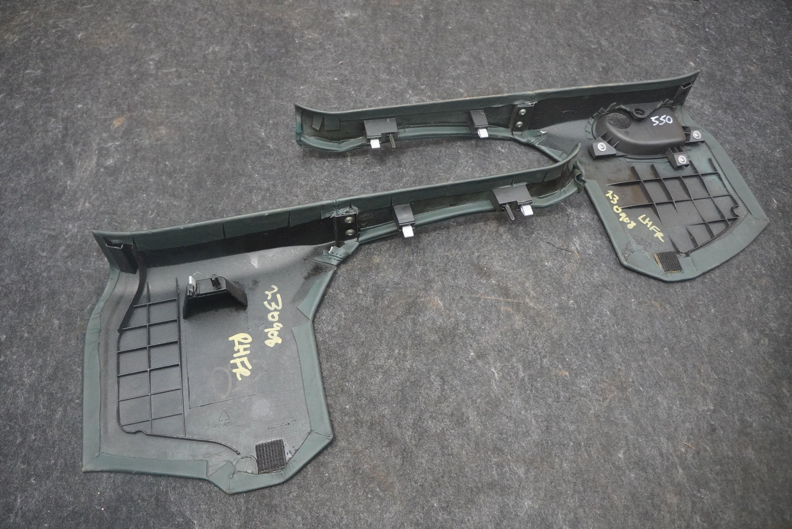 Set 2 Lower A Pillar Cover Trim Panel 3W8863605A OEM Bentley Continental GT 2005
