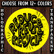 40 RECYCLED PACKAGING STICKERS 2" LABELS SHIPPING THANK YOU SCRATCH RESISTANT