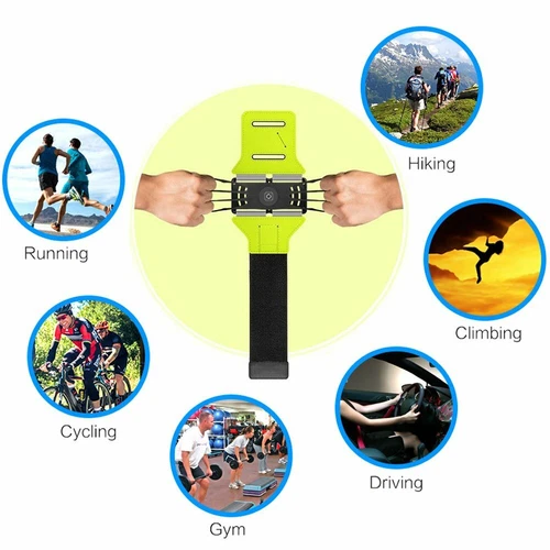 Telefon komórkowy Sportowy uchwyt na opaskę Bieganie Jogging Trening Siłownia Rower iPhone Galaxy - Zdjęcie 54 z 72