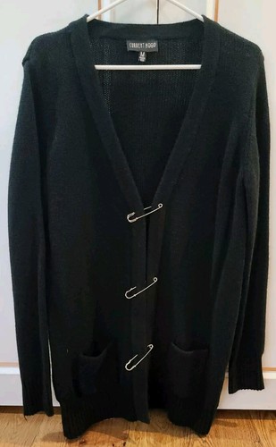 **BRAND NEW** Current Mood Oversized Cardigan w/ Pockets and Safety Pins- Size M