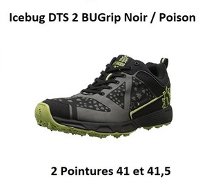 SOLDE -70% Chaussure Trail Icebug DTS 2 BUGrip Noir / 41- 41,5 - Poison  Homme | eBay
