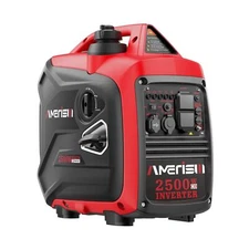 Portable Inverter Generator 2500W Gas Powered, Long Runtime Gas Generator for...