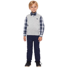 NWT Andy  Evan Boys 4-Piece Vest Set Outfit Blue