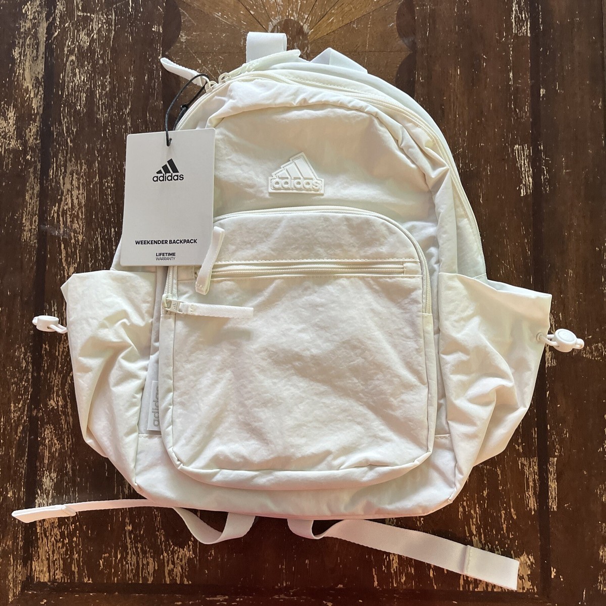 Adidas weekender backpack (off-white) | eBay