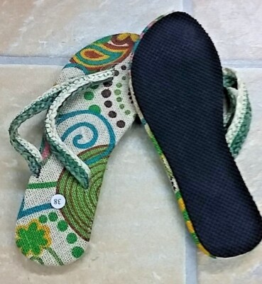 Jute-Flipflop von Contro-Corrente CIO02