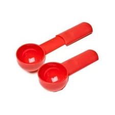 Bradshaw  Coffee Measure Scoop, Red Plastic