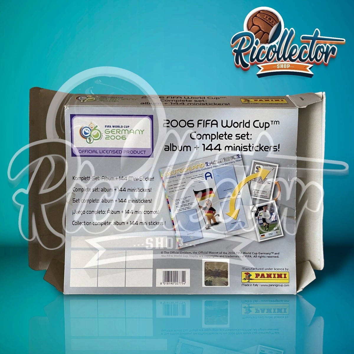 Germany 2006 World Cup - 2 Panini Albums COMPLETE (Standard and