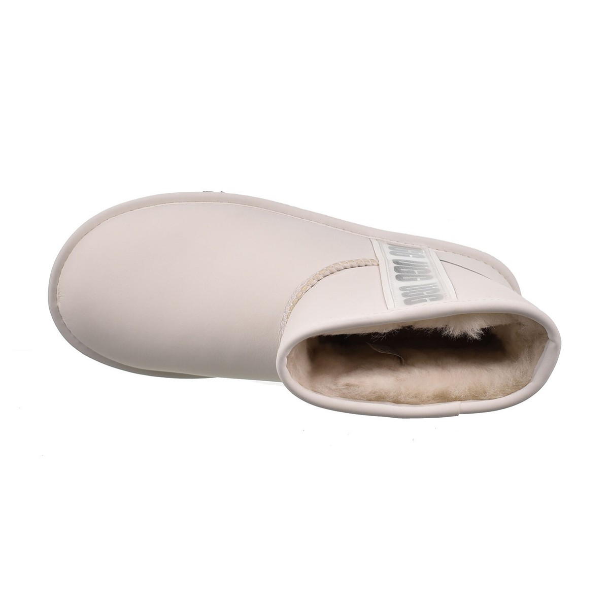 【UGG】 (W) Classic Mini Side Logo Boot Ultra Matte White UGG Classic Mini Side Logo Women's Boots Ultra Matte White