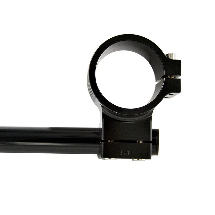 Guidon pour Aprilia RSV 1000 R (Mille) 53mm Alu noir - Photo 4/4