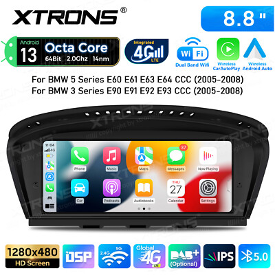 For BMW E90 328i 335i E91 E92 E93 E60 CCC 8.8''Android 14 Car GPS Navi Stereo 32G