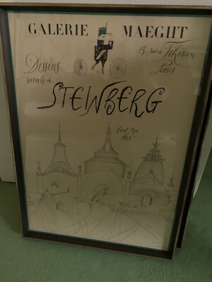 Saul Steinberg Lithographie Poster