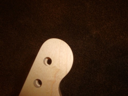 TELE NECK Vintage Blackguard 1 pc Maple 21f Musikraft Vint V Back Profile - Picture 10 of 10