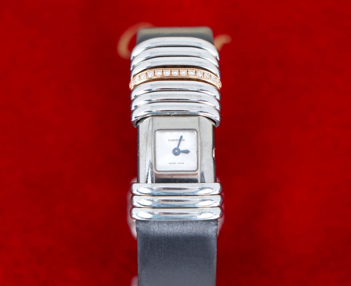 Miページ☆Cartier 腕時計 カルティエ/タンクアロンジェ/SWISS MADEホワイトローマンダイヤル