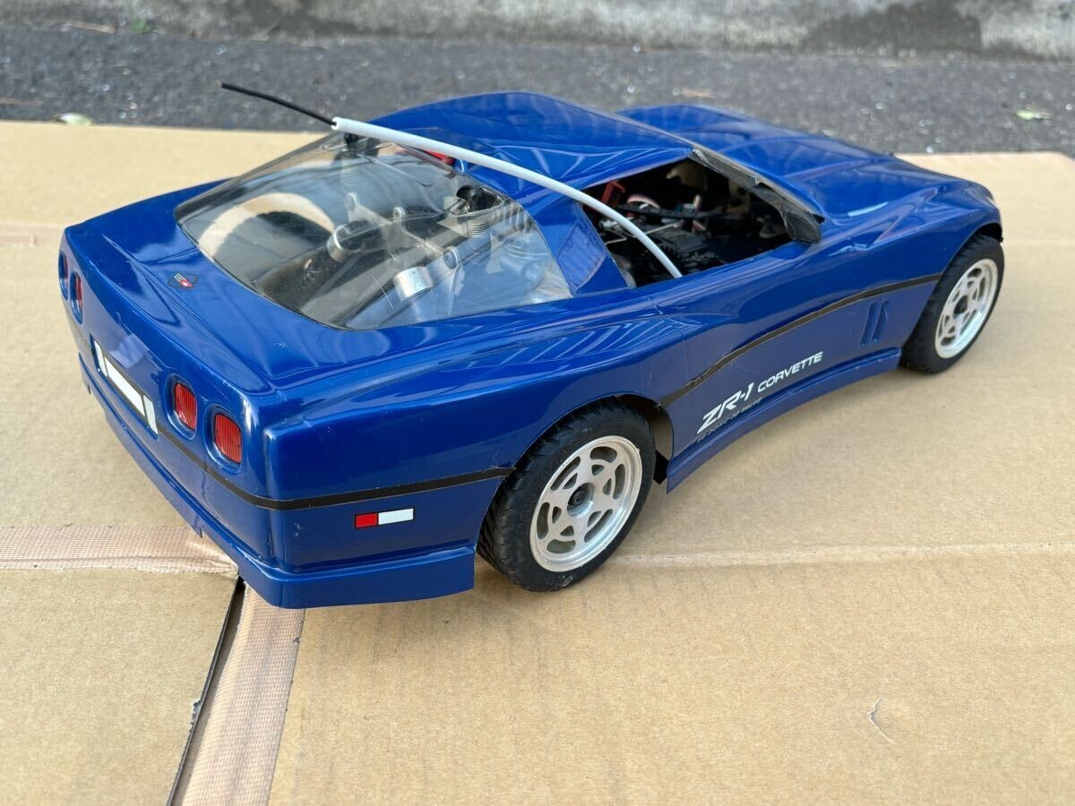 マコ 1/10 タミヤ TT01 Chevrolet corvette 1/10 RC Body Shell CHEVY CORVETTE w/ Light Buckets YELLOW