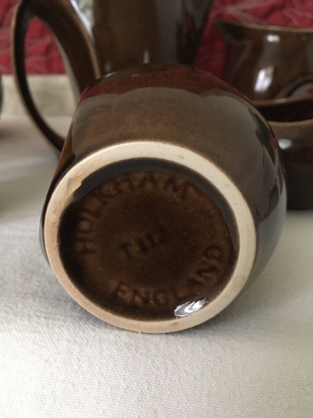 Vintage 1960’s HOLKHAM Pottery Owl Eye 7 Piece Coffee Set Tea Set eBay