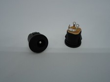 2x Pcs Pack Lot Round DC Jack Power Port 3 Pins 12mm Round 5.5x2.1mm Socket Plug