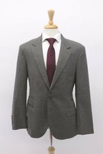 NWT 3745 Brunello Cucinelli Men 100 Wool Pinstripe Print SportCoat 50/40US A191