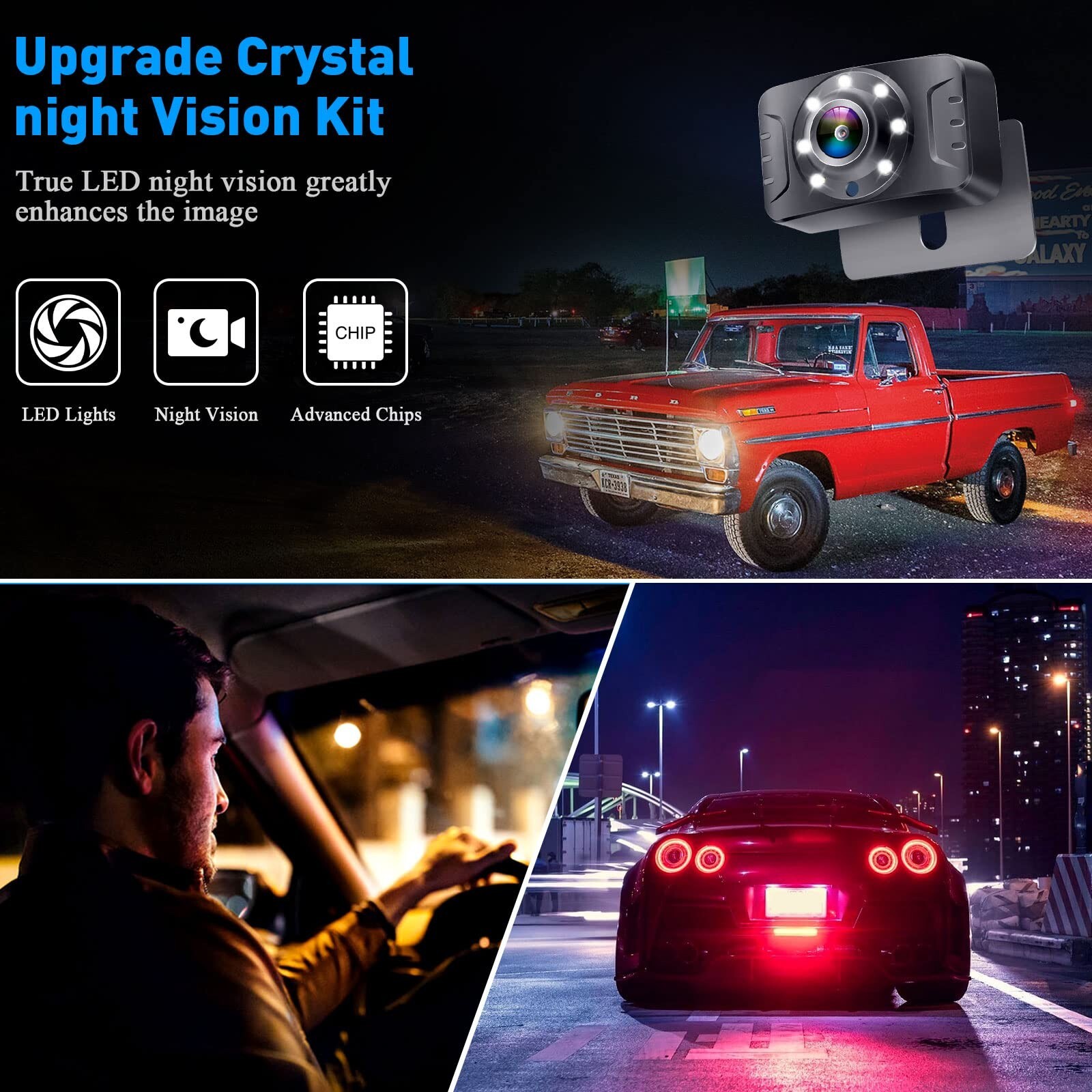 V25 HD 1080p Digital Wireless Backup Camera System 5 Inch TFT 