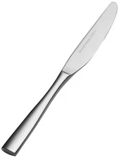 Bon Chef S3011 Stainless Steel 18/8 Manhattan Solid Handle Regular Dinner Knife,