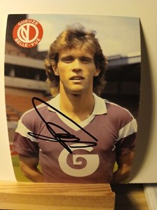 Carte Autographe Signée Franky Vercauteren - RSC Anderlecht - Originale