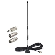 FM Radio Antenna Magnetic Base Radio Bluetooth Stereo Audio Video Receiver 