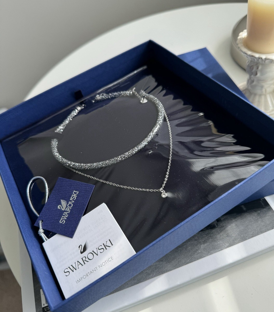 Swarovski Long Beach Crystal Necklace 5365517 New In The Box | eBay