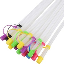 Bendable Straws with Straw Covers Cap - 11 inch Long Flexible Straws - Bendy ...