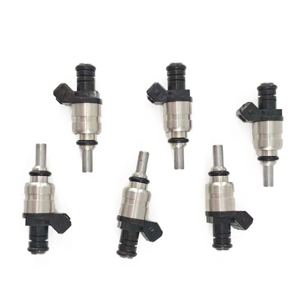 6Pcs Fuel Injectors 1427240 For BMW 3 5 7 X3 X5 X6 M52 Z3 E39 E46 E60 2.0-2.8L Foto 2 de 4